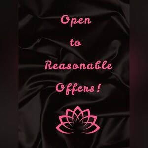 Fair Offers Are Welcomed!